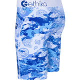 Ethika Tear Drop Camo Boxer Briefs - Carolina Blue