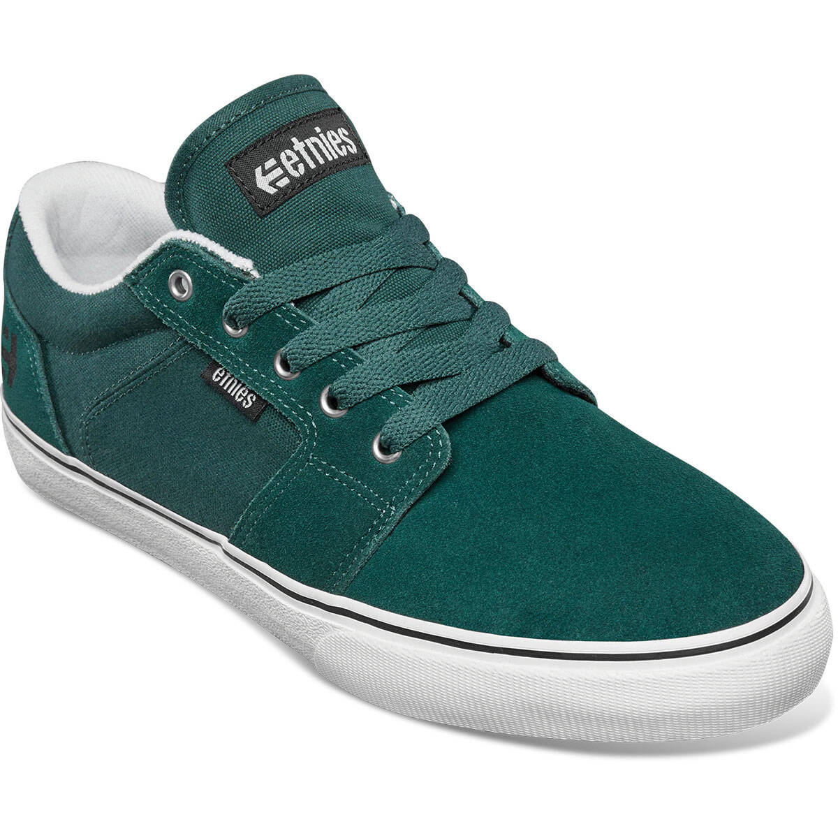 Etnies Barge LS Skate Shoes - Green/White/Black