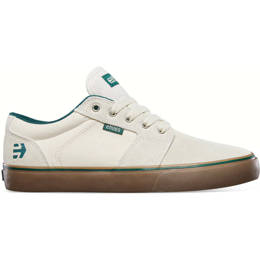 Etnies Barge LS Skate Shoes - White/Gum