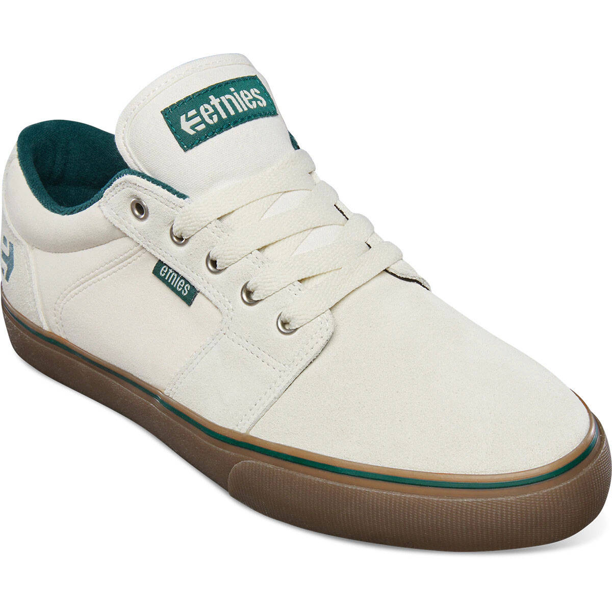 Etnies Barge LS Skate Shoes - White/Gum