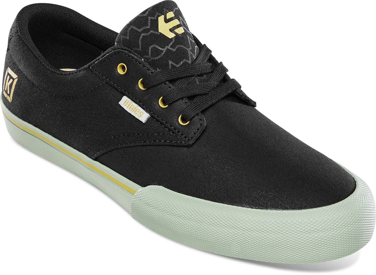 Etnies x Kink Jameson Vulc BMX Skate Shoes - Black - Nathan Williams