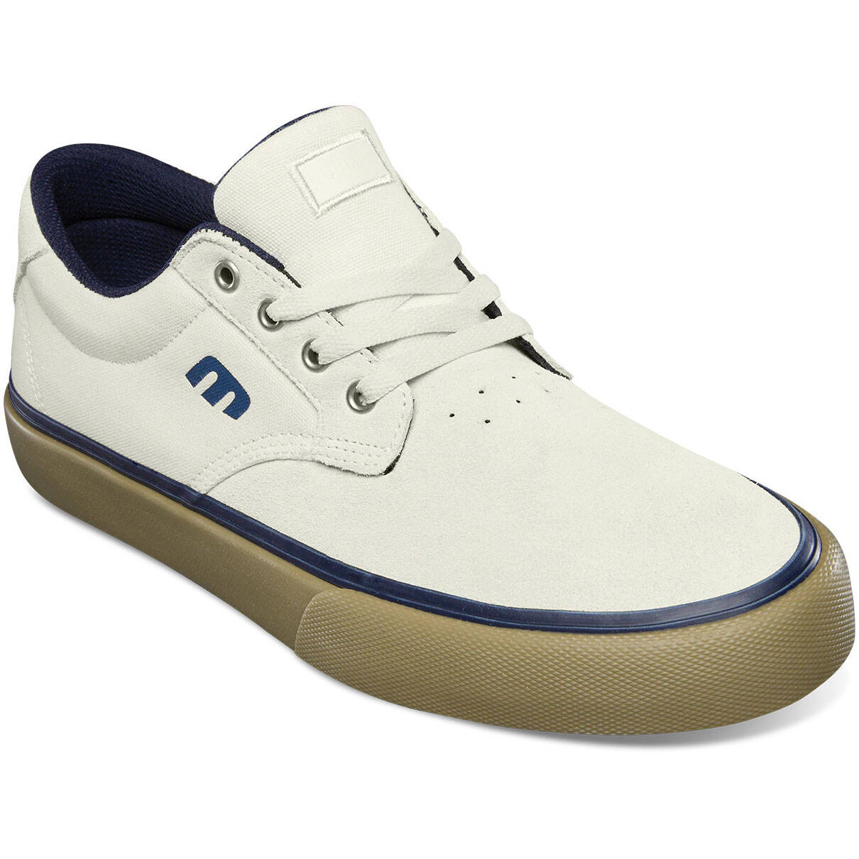 Etnies Singleton Vulc XLT Skate Shoes - White/Navy/Gum