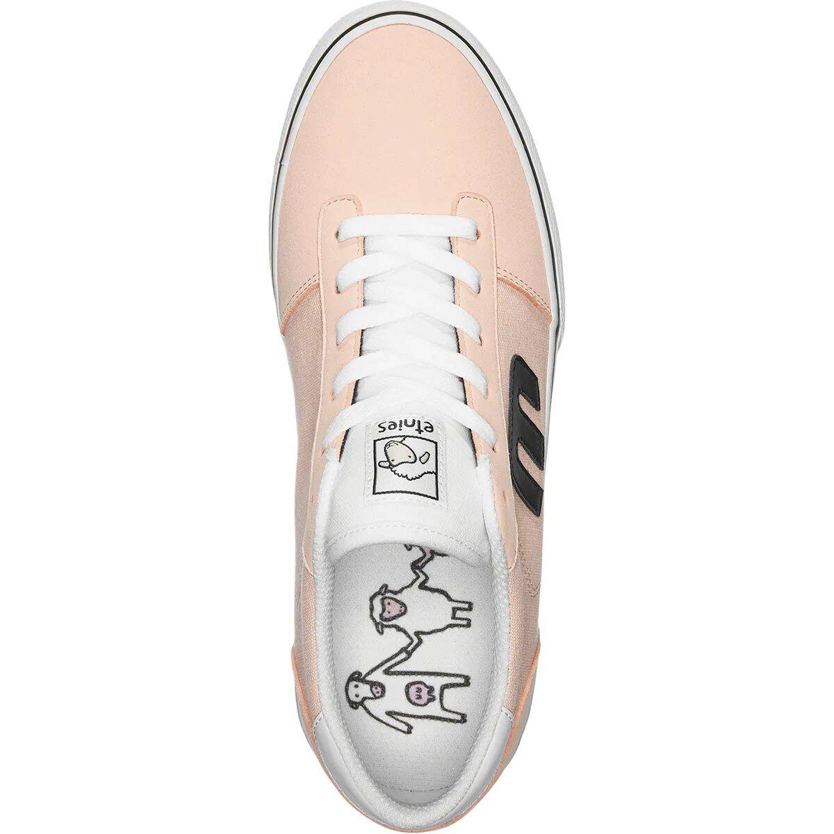 Etnies Calli Vulc x Sheep Skate Shoes - Pink/White