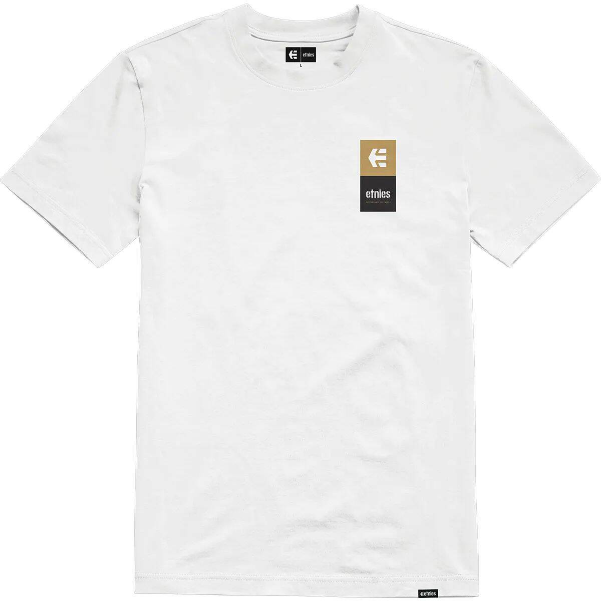Etnies E-Block Stack T Shirt - White/Gold