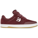 Etnies Marana Skate Shoes - Maroon/White