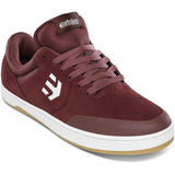 Etnies Marana Skate Shoes - Maroon/White
