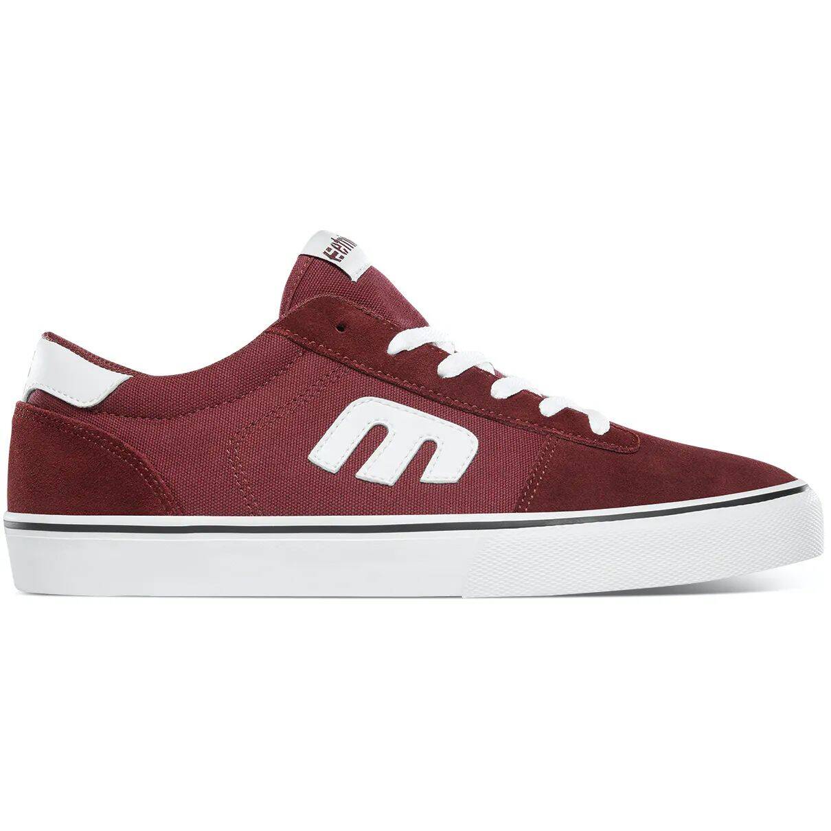 Etnies Calli Vulc Skate Shoes - Burgundy/White