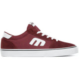 Etnies Calli Vulc Skate Shoes - Burgundy/White