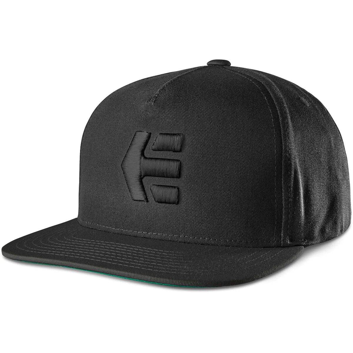 Etnies Icon Snapback Cap - Black/Black