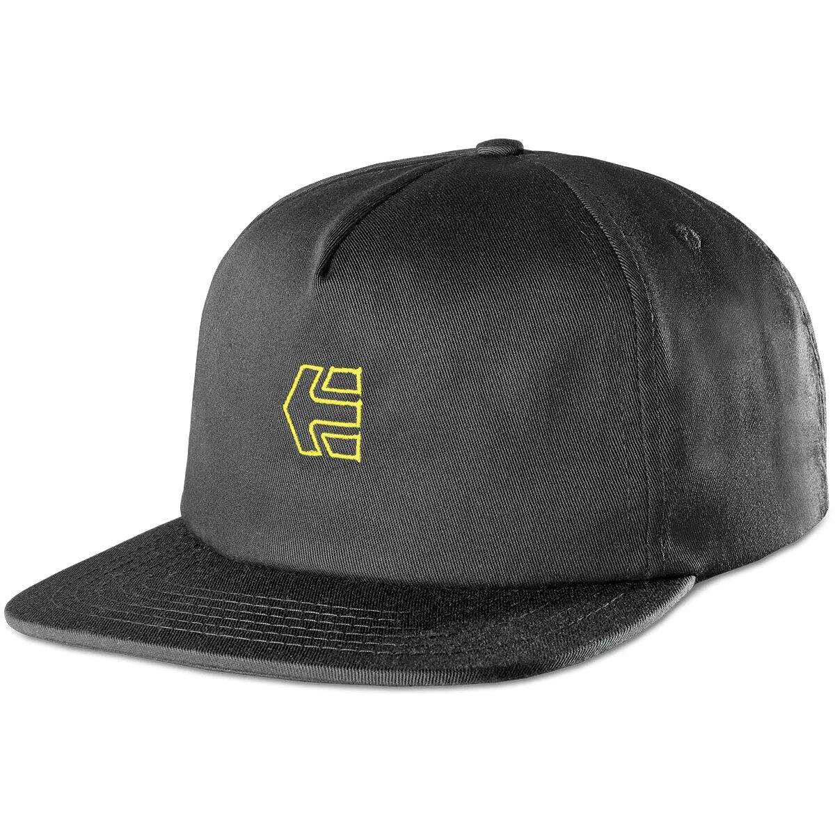Etnies Icon Strapback Cap - Black/Yellow