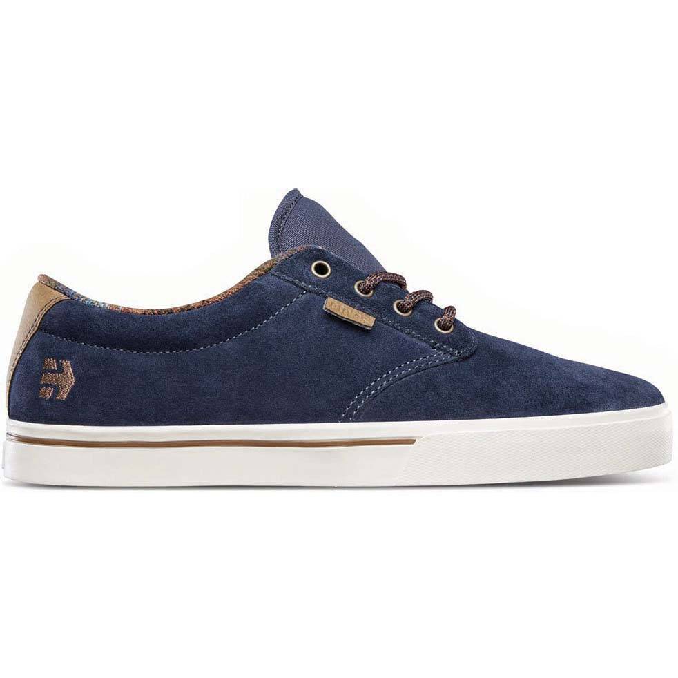 Etnies Jameson 2 Skate Shoes - Navy/Brown/White UK 7