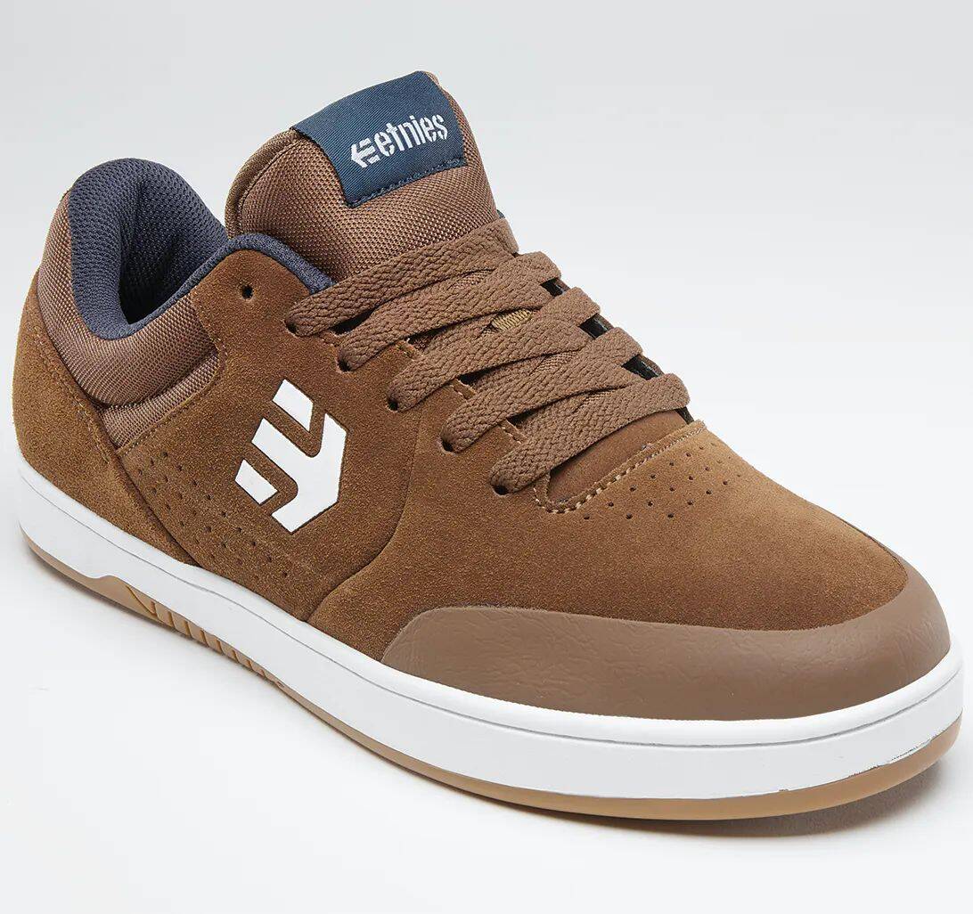 Etnies Marana Skate Shoes - Brown/Navy