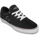 Etnies Factor Skate Shoes - Black/White/Burgundy