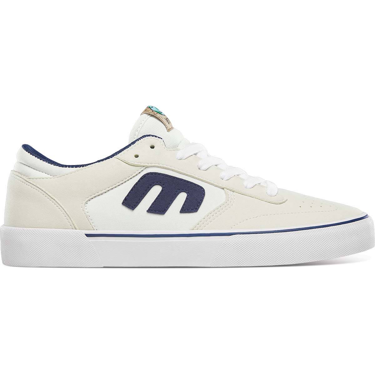 Etnies Windrow Vulc Skate Shoes - White/Blue