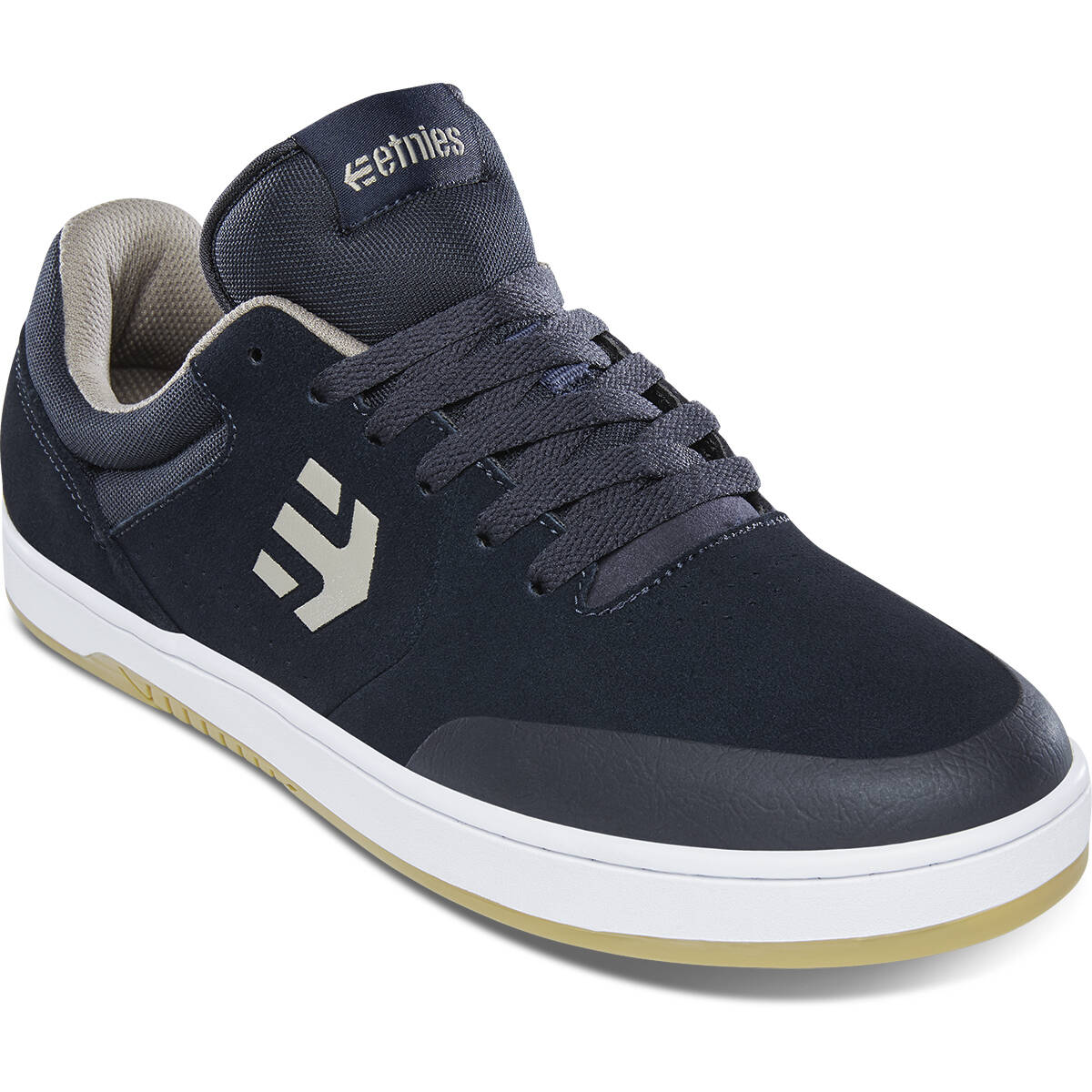 Etnies Marana Skate Shoes - Navy/Tan