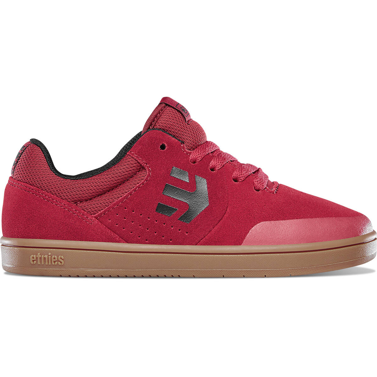 Etnies Kid's Marana Skate Shoes - Red/Tan
