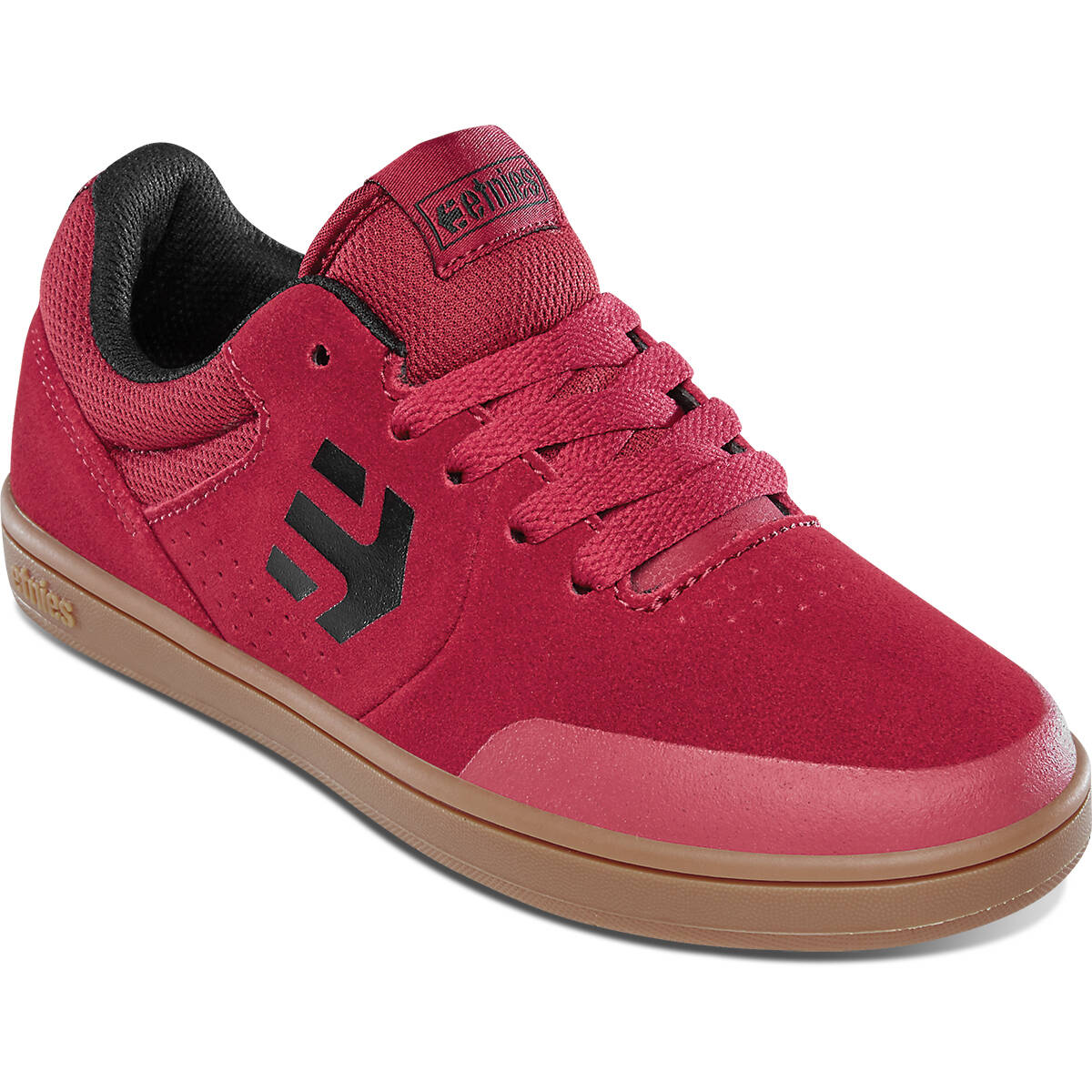 Etnies Kid's Marana Skate Shoes - Red/Tan
