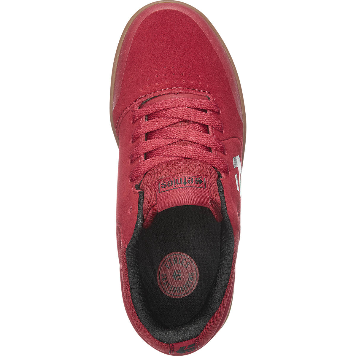 Etnies Kid's Marana Skate Shoes - Red/Tan