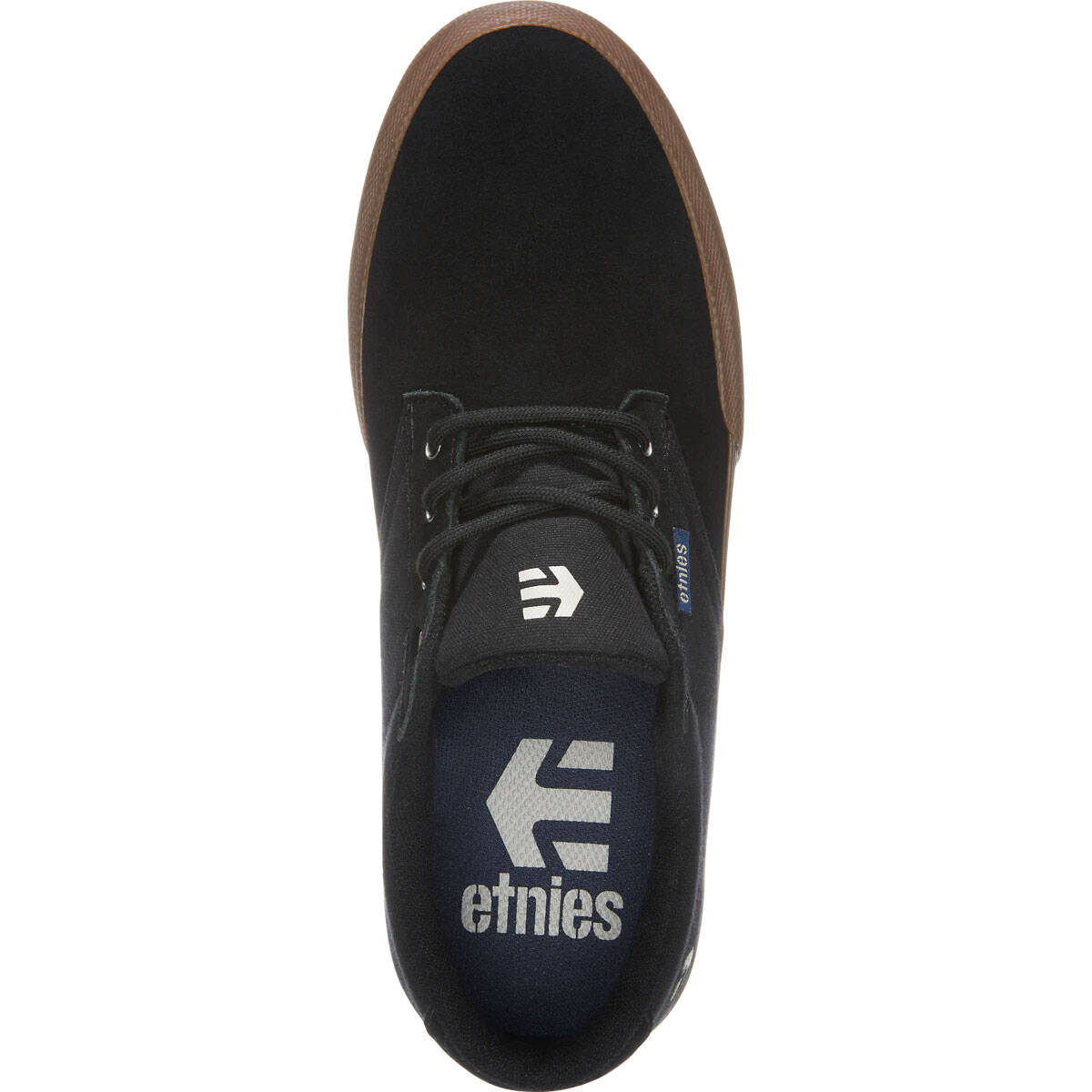 Etnies Jameson Vulc Skate Shoes - Black/Gum/Silver
