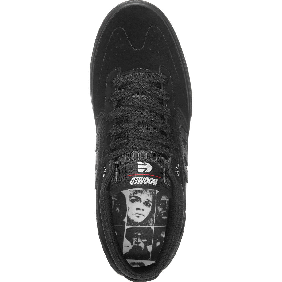 Etnies Windrow Vulc Mid X Doomed Skate Shoes - Black
