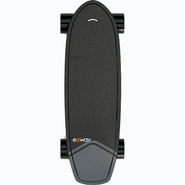 Exway Wave Riot Electric Skateboard (Lume Combo) - Black