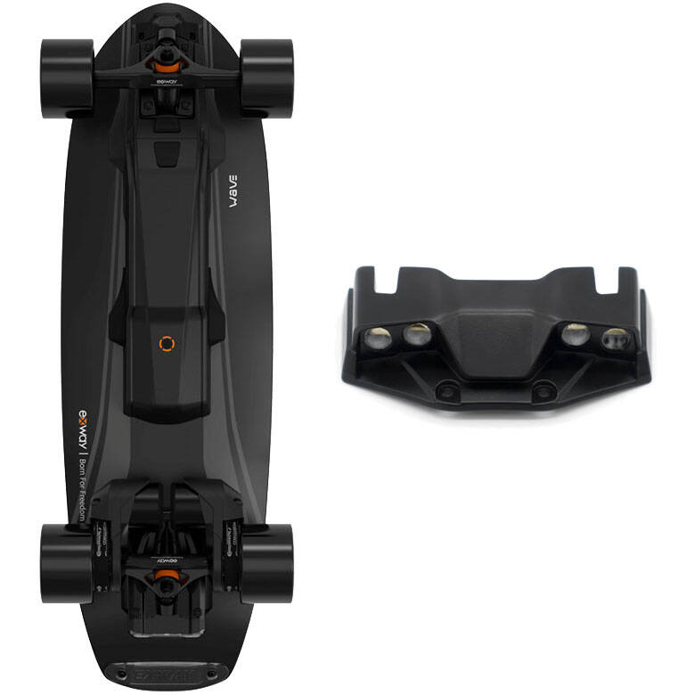 Exway Wave Riot Electric Skateboard (Lume Combo) - Black