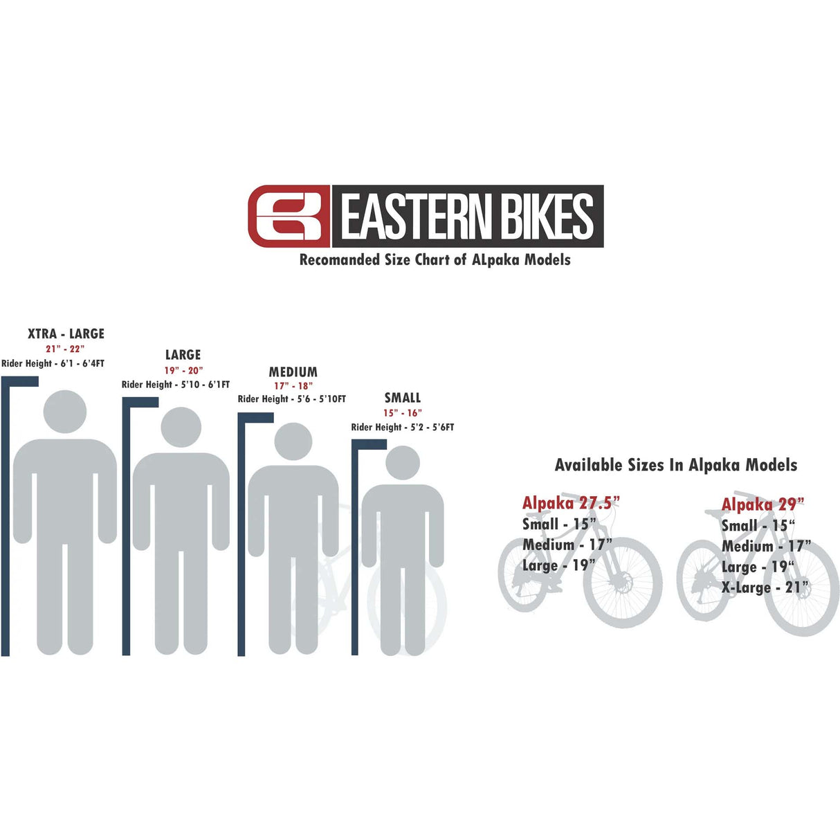 Eastern Alpaka 29" MTB - Blue