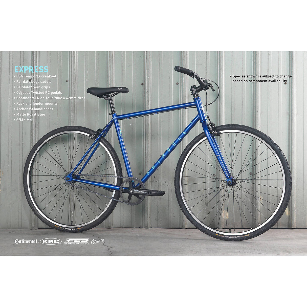 Fairdale Express Road Bike - Matte Royal Blue SML/MED