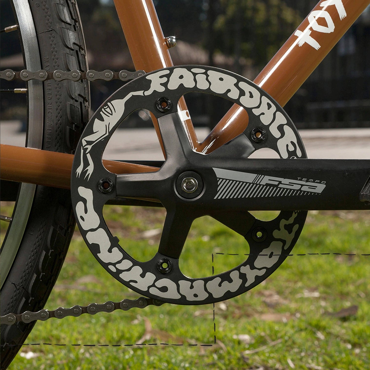 Fairdale x Toy Machine Lookfar Road Bike - Gloss Brown