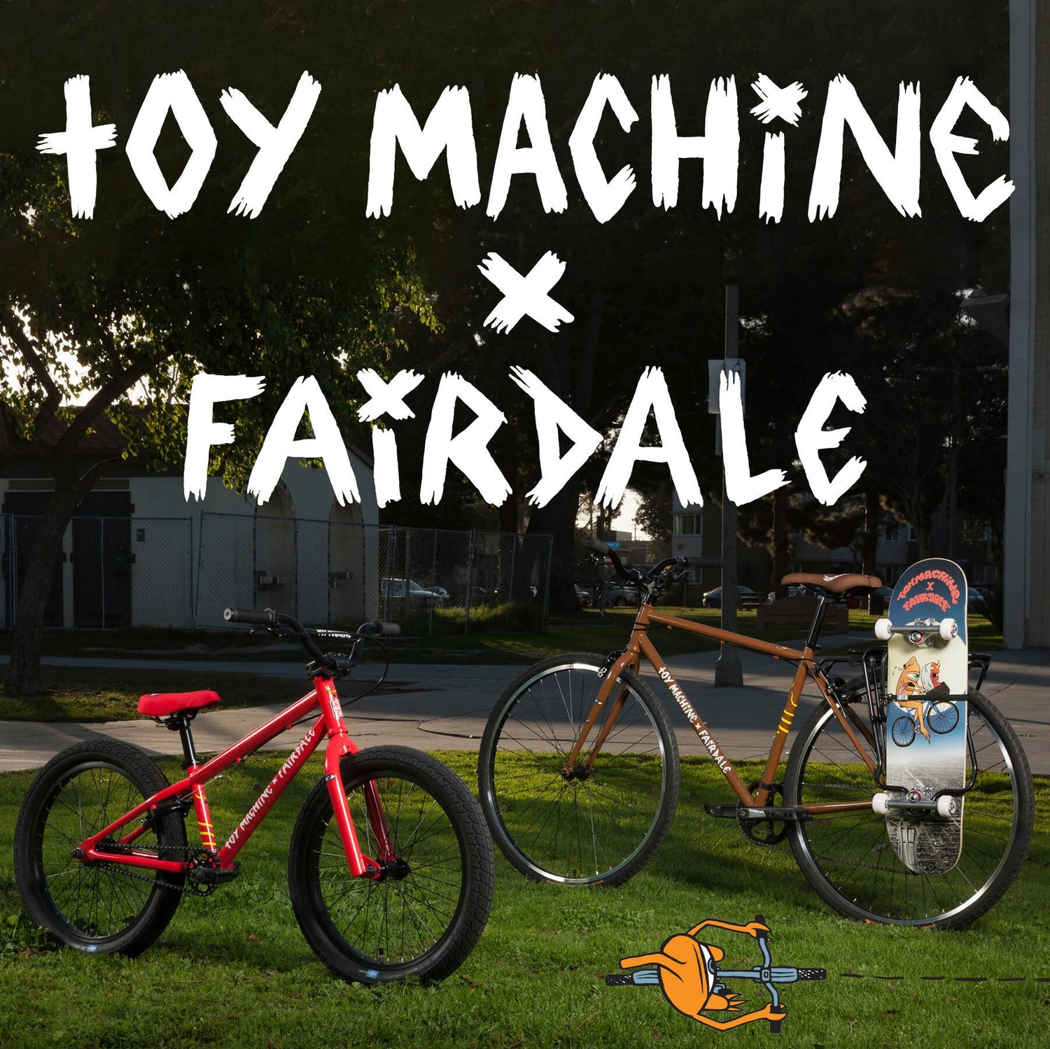 Fairdale x Toy Machine Lookfar Road Bike - Gloss Brown
