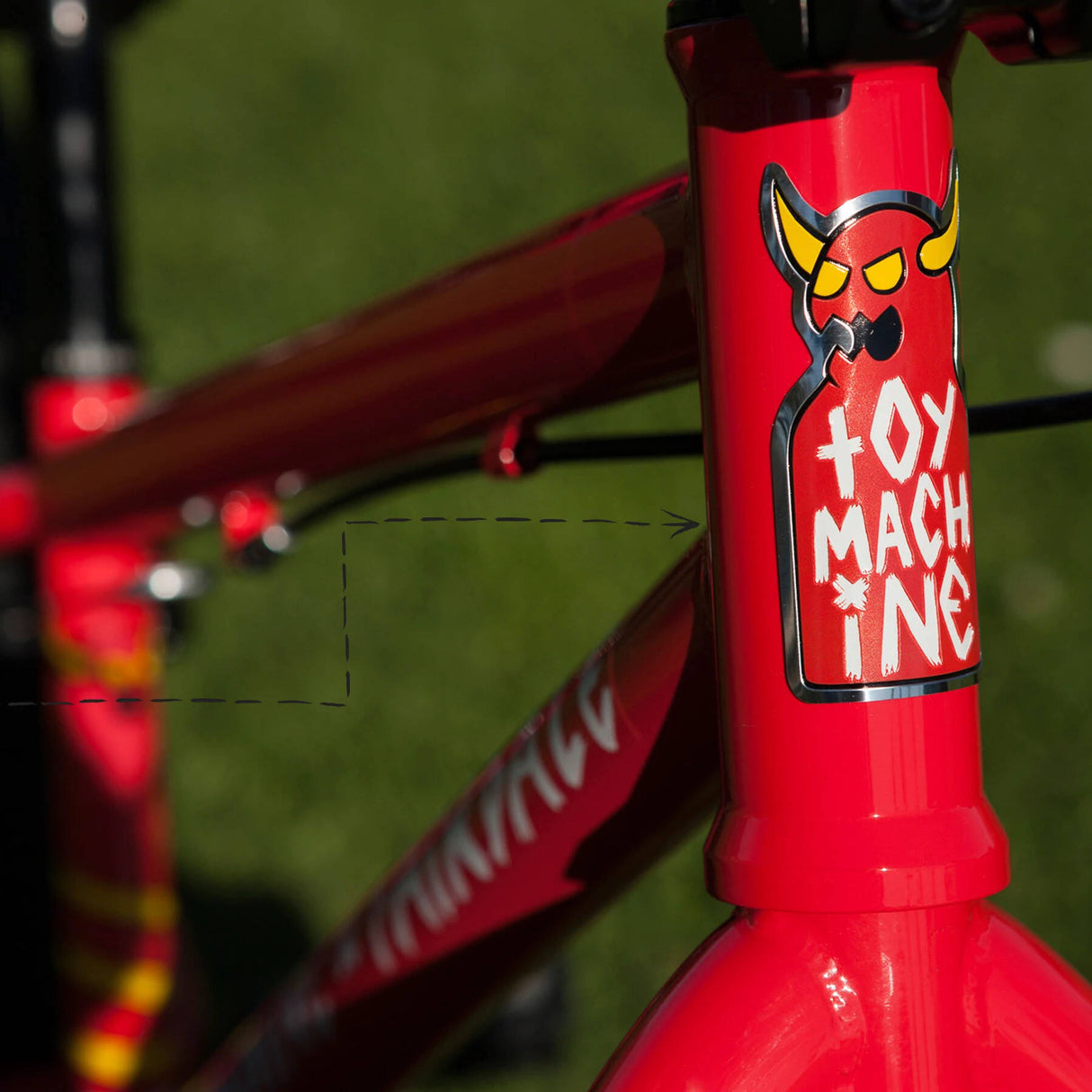 Fairdale x Toy Machine Macaroni BMX - Gloss Red