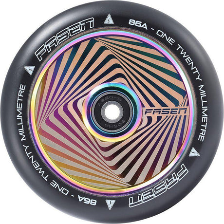 Fasen 120mm Hypno Scooter Wheel - Square Oil Slick