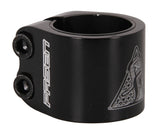 Fasen 2 Bolt Double Scooter Collar Clamp - Black