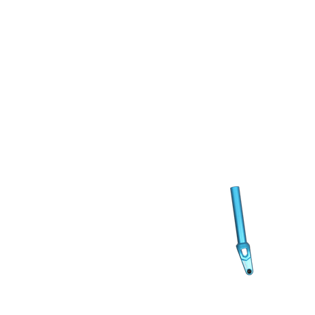 Fasen Bullet IHC Scooter Forks - Teal