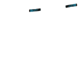 Fasen Fast Scooter Grips - Black/Teal