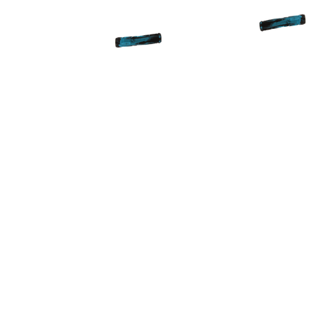 Fasen Fast Scooter Grips - Black/Teal