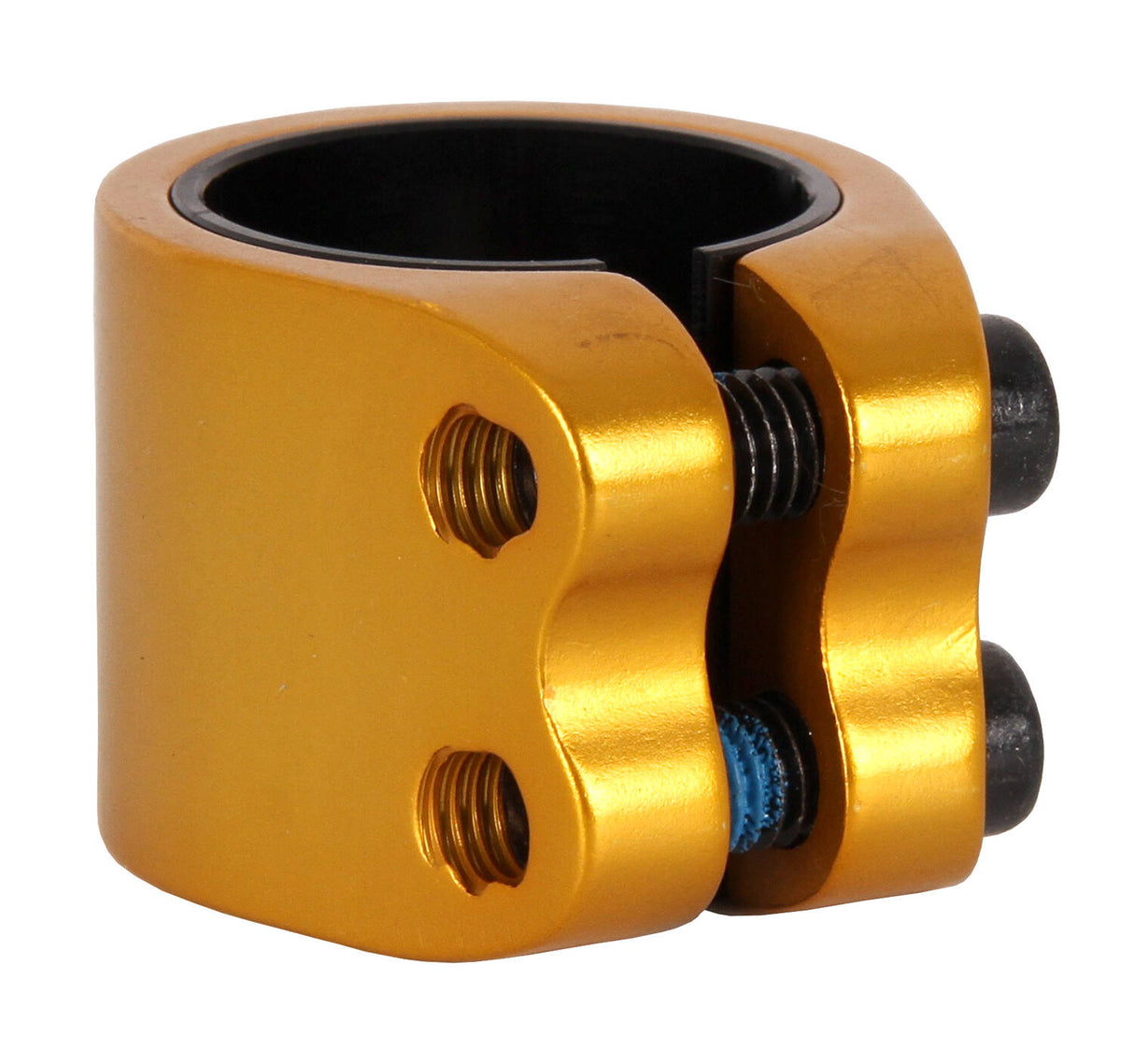 Fasen 2 Bolt Double Scooter Collar Clamp - Gold