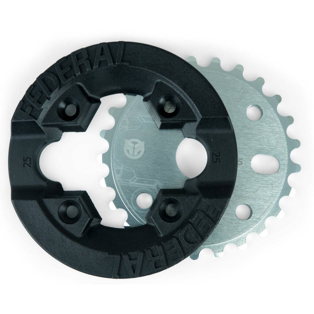 Federal Impact Guard 25 Tooth BMX Sprocket - Silver