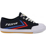 Feiyue 1920 Lo Canvas Trainers - Navy/Blue/Red