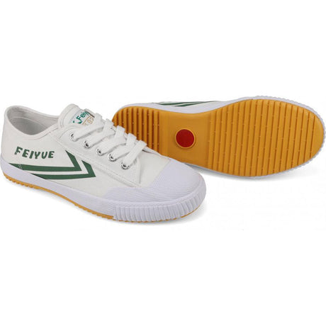 Feiyue 1920 Lo Canvas Trainers - White/Green