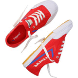 Feiyue Fe Lo 1920 Canvas Trainers - Red/Blue/Red