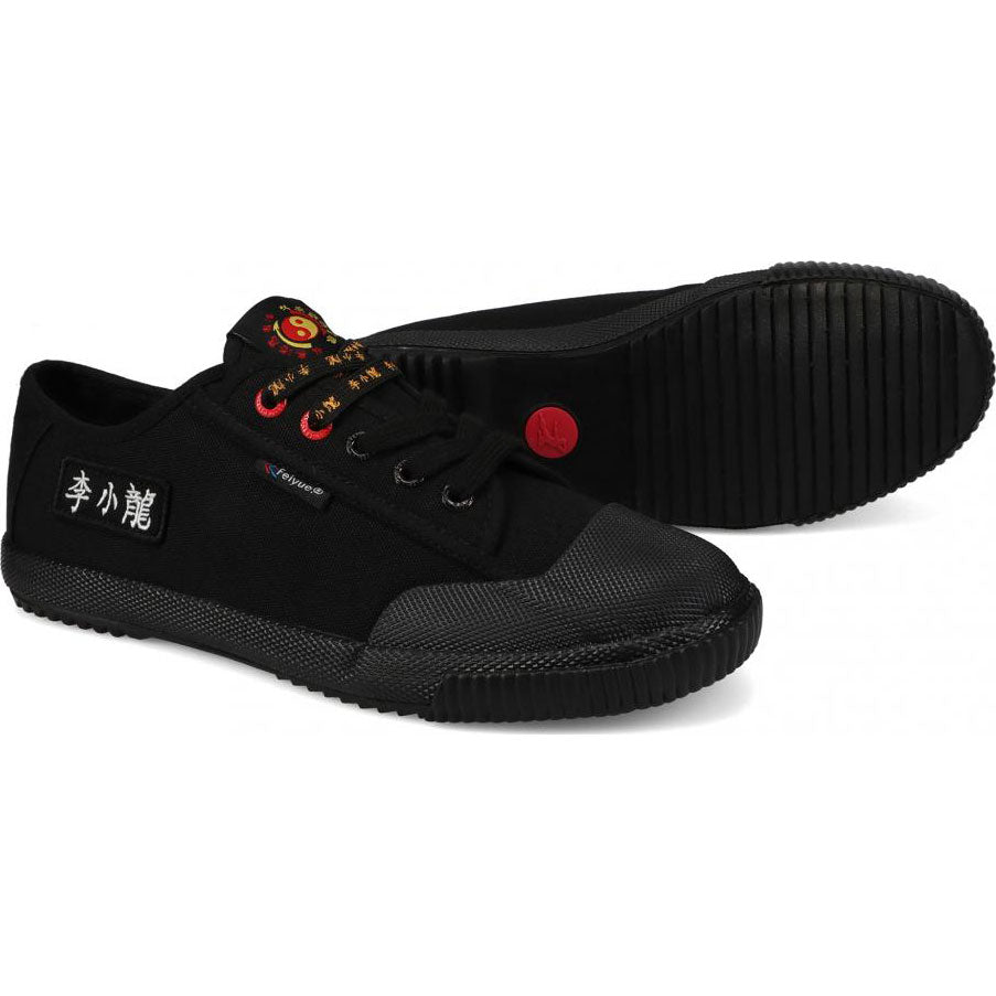 Feiyue x Bruce Lee 1920 Lo Canvas Trainers - Black/Red