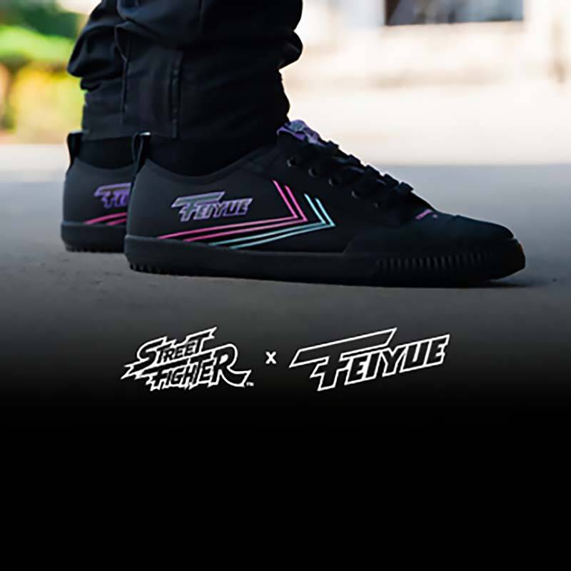 Feiyue Fe Lo 1920 Street Fighter Trainers - Arcade Black