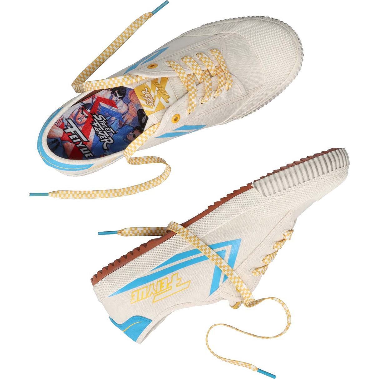 Feiyue Fe Lo 1920 Street Fighter Trainers - Chun-Li Blue