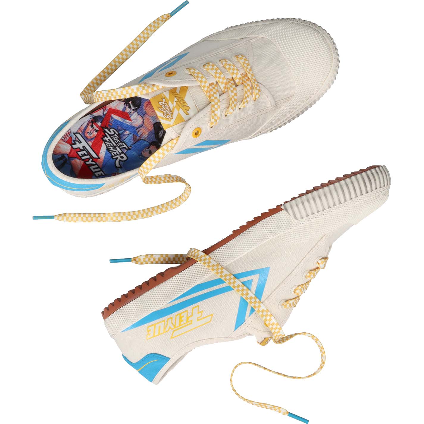 Feiyue Fe Lo 1920 Street Fighter Trainers - Chun-Li Blue