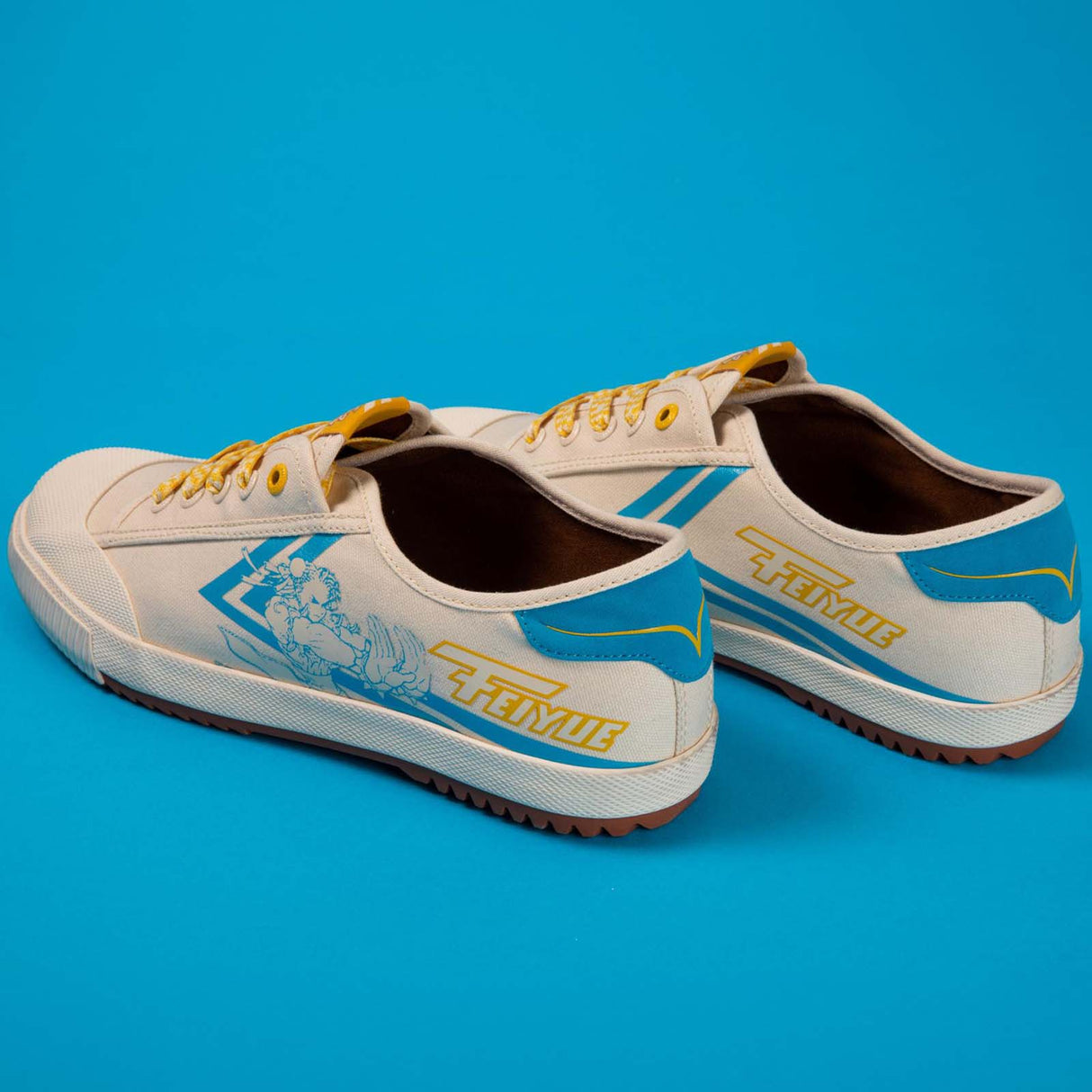 Feiyue Fe Lo 1920 Street Fighter Trainers - Chun-Li Blue