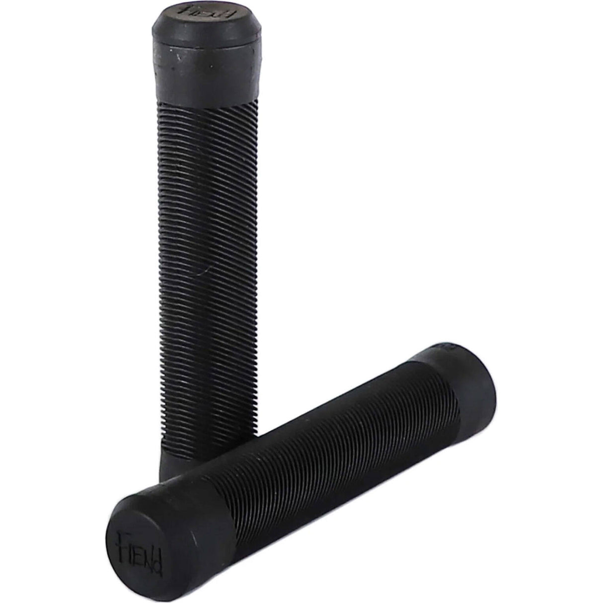 Fiend Team Flangeless BMX Grips - Black