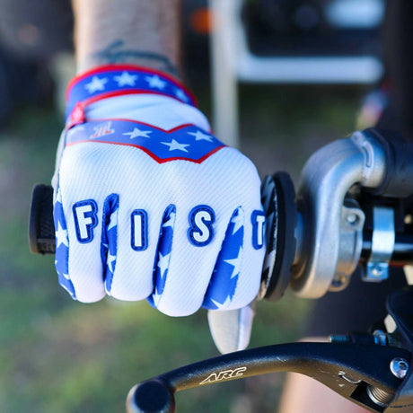 Fist Gloves Evel Knievel Protective Gloves - White