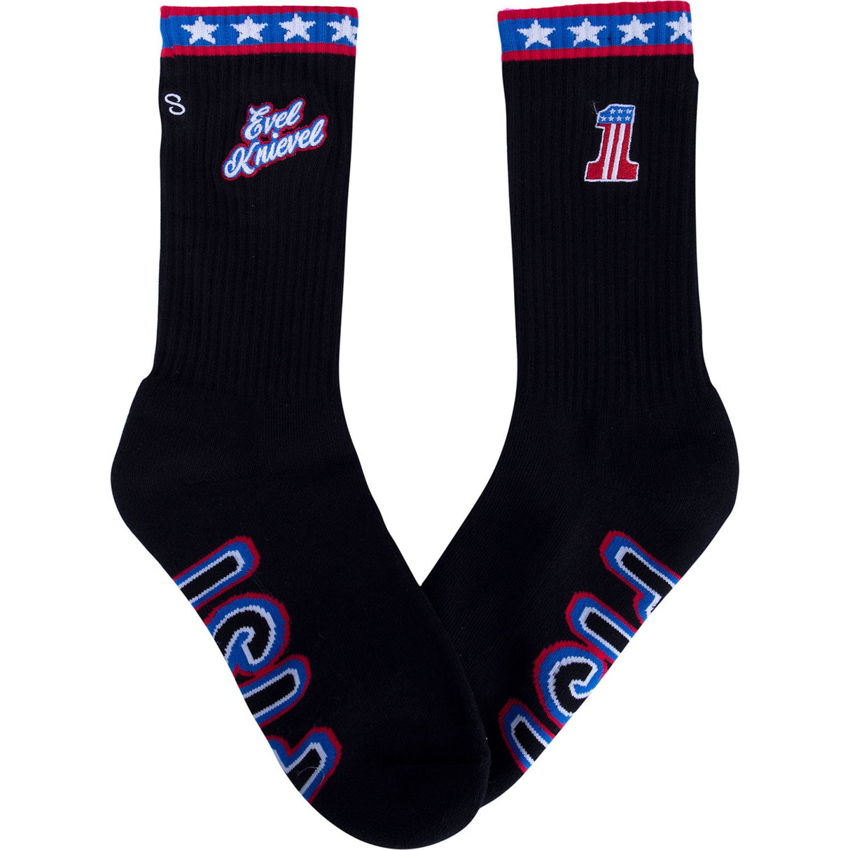 Fist Gloves Evel Knievel Socks - Black