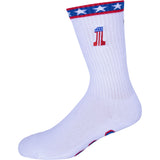 Fist Gloves Evel Knievel Socks - White